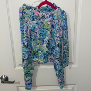 Lilly Pulitzer girls pajamas size 8
